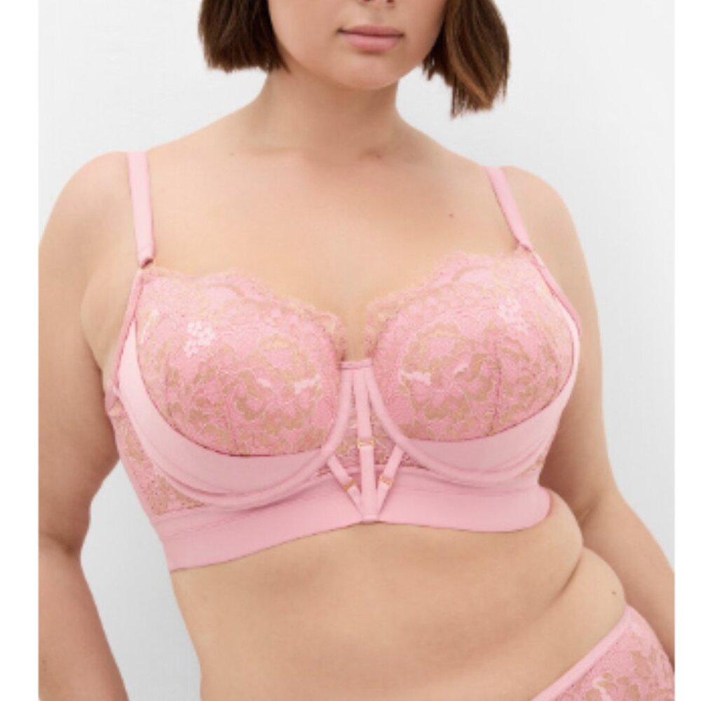 City Chic Boudoir Alexis Contour Longline Bra